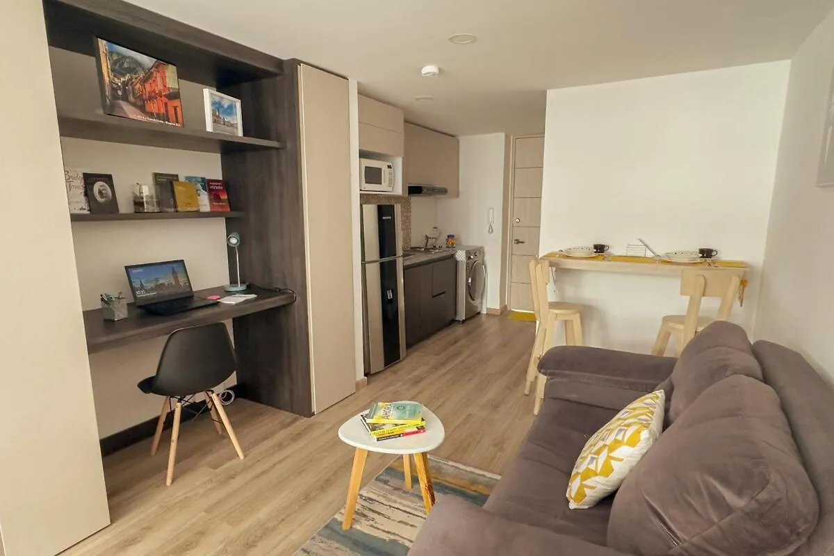 Acogedor Loft En La Candelaria 보고타
