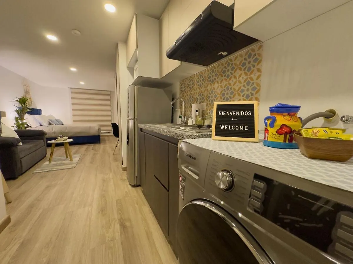 아파트 Acogedor Loft En La Candelaria 보고타